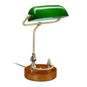 Банкірська лампа зелена
