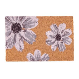 Кокосовий килимок з квітами