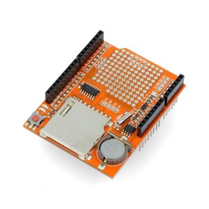 Щит для Arduino DataLogger Shield V1. 0 з модулем RTC DS1307 і кардрідером SD