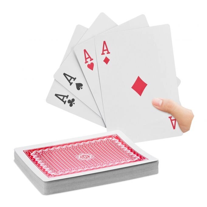 Покерні карти Jumbo 54 карти від компанії магазин Апельсин - фото 1
