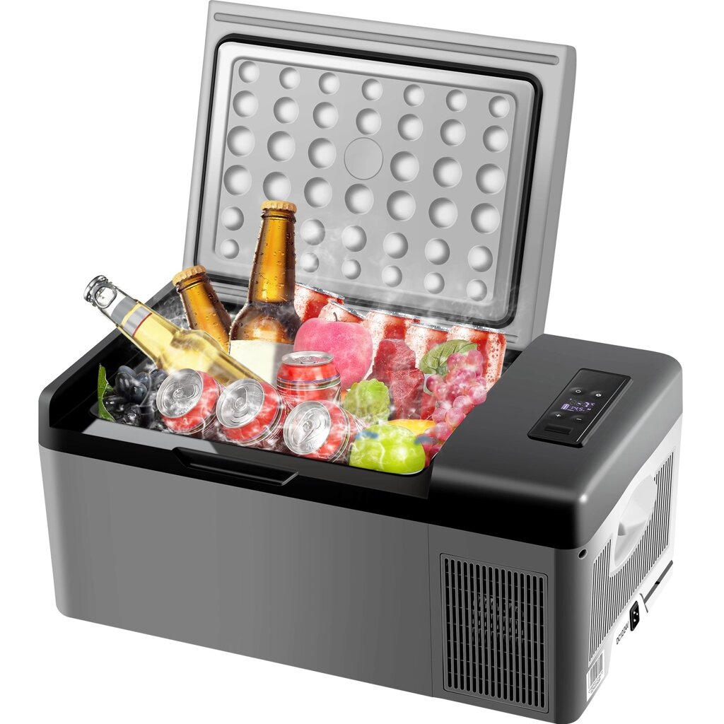 Портативний електричний міні-холодильник VEVOR 15 л Cool Box для автомобіля та кемпінгу від компанії магазин Апельсин - фото 1