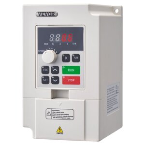 Частотний перетворювач VEVOR 4HP 1/3-фазний змінний струм 220 В вхід на 3-фазний змінний струм