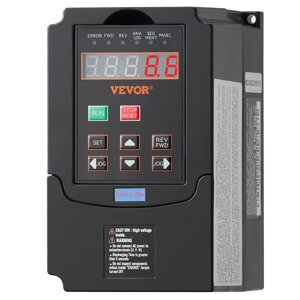 Частотний перетворювач VEVOR VFD 0,75 кВт 220 В 1/3 фази вхід на 3 фази вихід