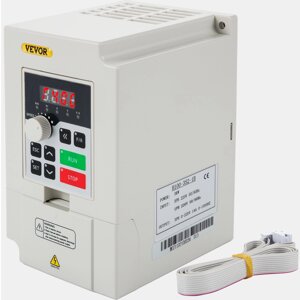 Перетворювач VEVOR Перетворювач частоти 220 В 3 кВт 4PS Регулятор частоти Vfd Регулятор швидкості ЧПК -5~40 °C Вібрація