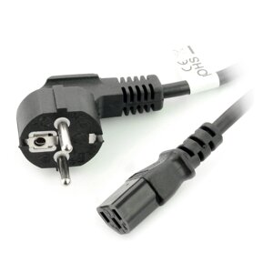 Мережевий кабель IEC 10 м VDE - чорний
