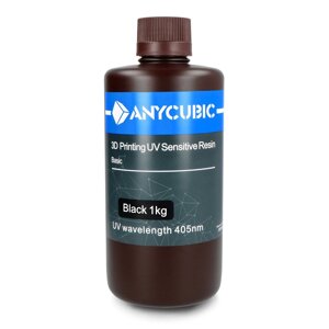 Смола для 3D-принтерів - Anycubic 3D Printing UV Sensitive Resin Basic 1л - чорна