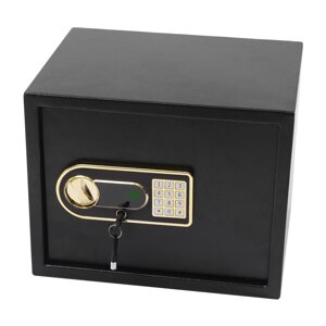 Меблевий сейф з вуглецевої сталі Strongbox Q235 з електронним кодовим замком 30 л Пароль плюс кнопка і ключ плюс кнопка