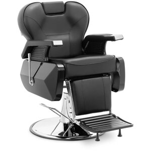 Стильний стілець з підставкою для ніг - 57 - 69 см - 150 кг - Чорний