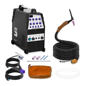 Зварювальний апарат TIG - AC/DC - MMA - 220 A - 230 V - MOSFET - Імпульсний - Зварювання алюмінію