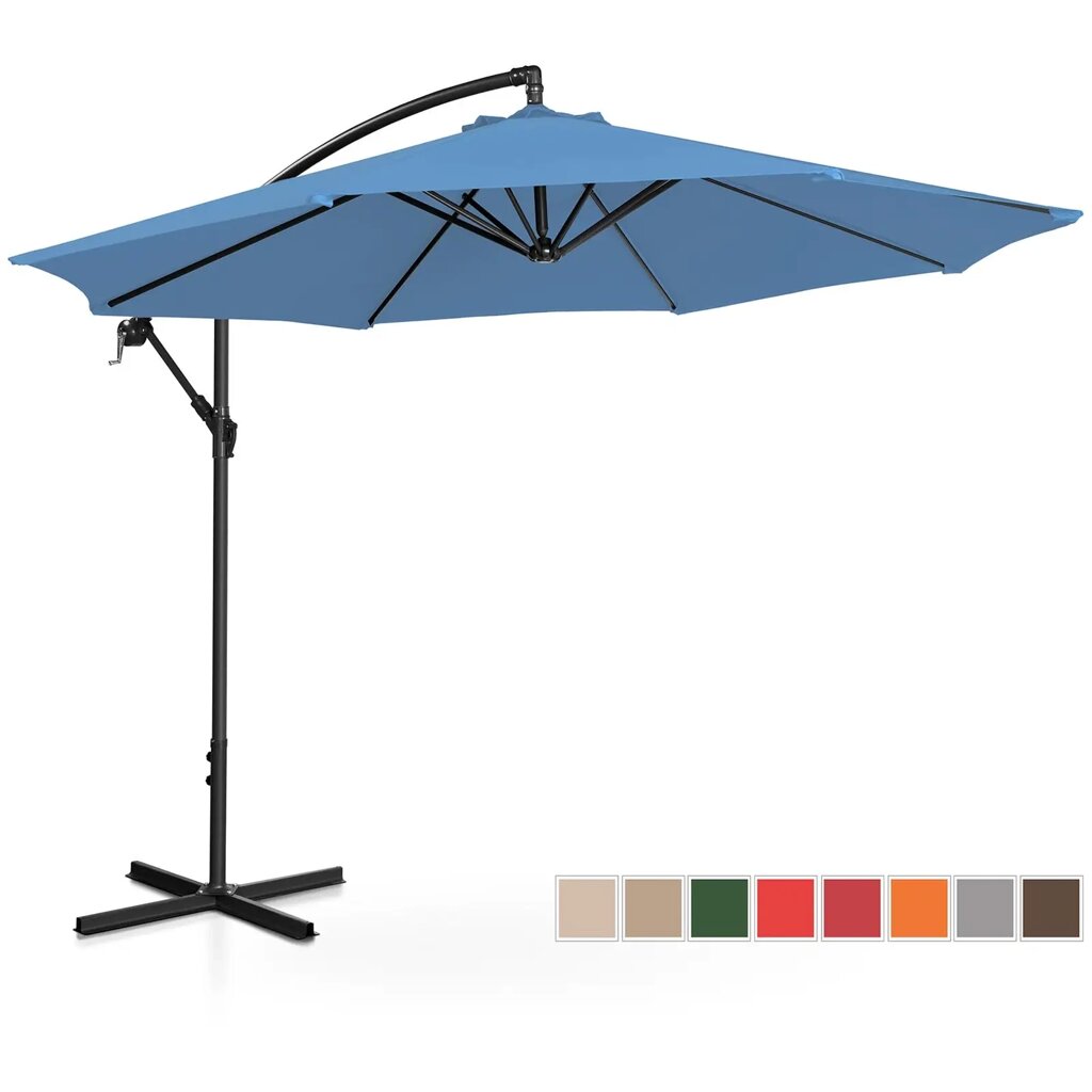 Світлофорна парасолька - Синя - Кругла - Ø 300 см - З можливістю нахилу від компанії магазин Апельсин - фото 1