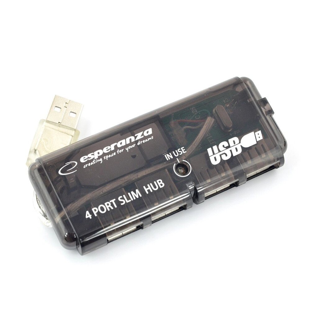 USB 2.0 концентратор на 4 порти Esperanza EA-112 від компанії магазин Апельсин - фото 1