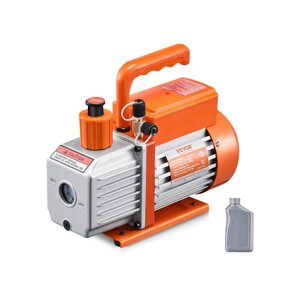 Вакуумний насос VEVOR 3.5CFM HVAC 1-ступеневий роторно-лопатевий вакуумний насос Вакуумний насос