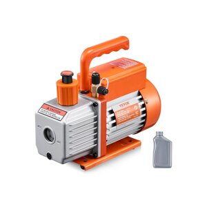 VEVOR Вакуумний насос 4 CFM HVAC 1-ступеневий роторно-лопатевий вакуумний насос Вакуумний насос