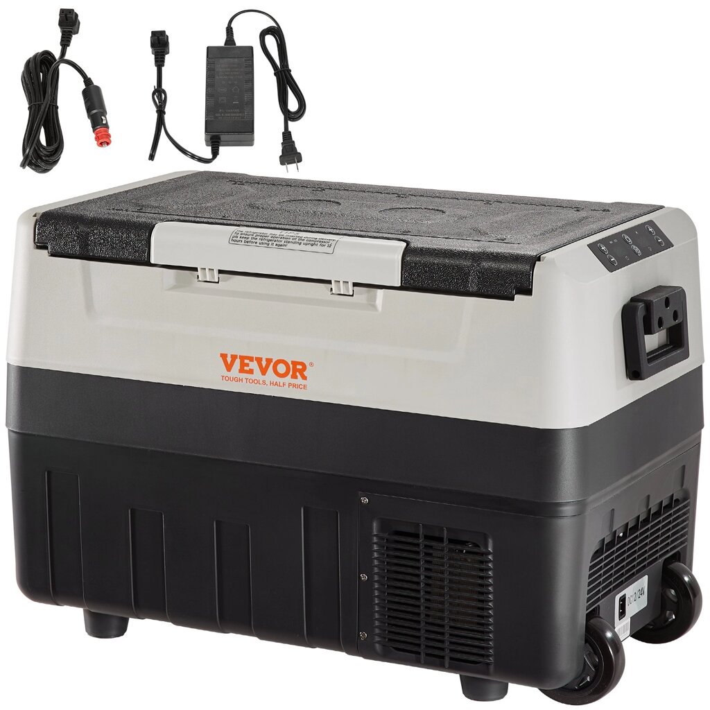 VEVOR Кемпінговий холодильник 55 л Cool Box 12 / 24 V Rollable Electric Морозильна камера 2 в 1 двозонний автомобільний  від компанії магазин Апельсин - фото 1
