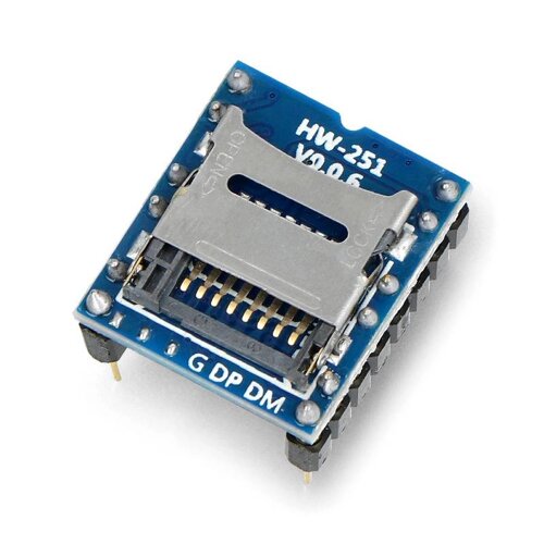 WTV020 - MP3-плеєр/декодер зі слотом microSD