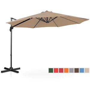 Світлофорна парасолька - сіра - кругла -300 см - нахиляється і обертається