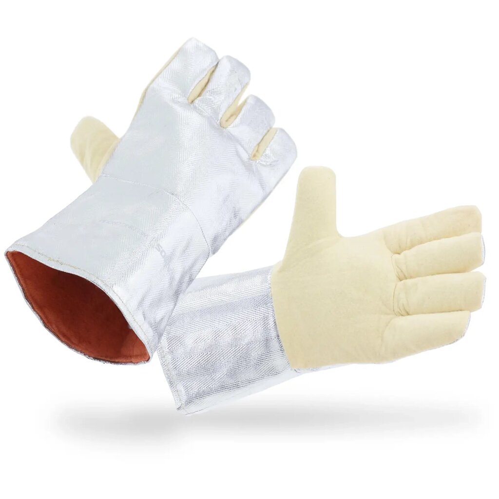 Зварювальні рукавички - 35 x 20 см - Арамідне волокно - 35 см завдовжки від компанії магазин Апельсин - фото 1