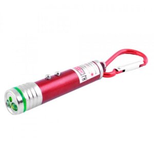 Брелок Laser and Led Light GP з 2LED ліхтариком та лазерною указкою 118/101/1844/АА558