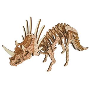 Модель 3D деревянна сборна WoodCraft HM02 Динозавр-13 26,5*9,5*13см