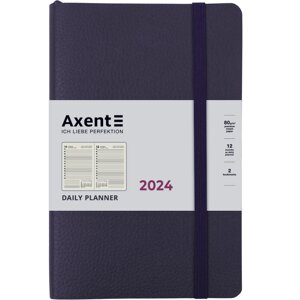 Щоденник А5 Axent 2024 Partner Soft Skin 8810-24-A_Синий