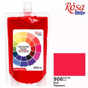 Гуаш Rosa Studio 200мл 3232009_червоний (323200906)