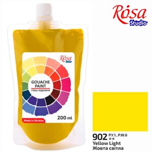 Гуаш Rosa Studio 200мол 3232009_жовтий світлий (323200902)