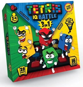 Гра настільна DankoToys DT G-TIB-02U Tetris IQ Battle 3в1 (укр)