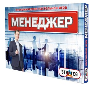 Гра настільна Strateg 355 Менеджер (рос)