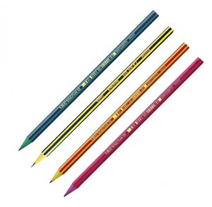 Олівець графітний BIC Evolution Stripes HB 4кол корпусу 646