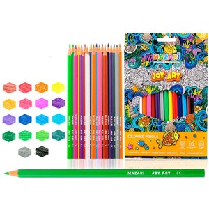 Олівці кольорові 18кол. Sultani Colores Joy Art ST-6141-18/01871