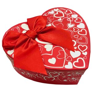 Коробка подарункова SY серце бант 18*16,5*7см 2вида мікс 2218-102-S