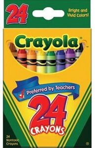 Крейда воскова CRAYOLA 24кол 0024/9024