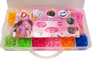 Набір для плетіння з гумок Rainbow Loom 2400шт. станок +аксесуари