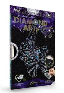 Набір для творчості DankoToys DT DAR-01-04 Diamond Art Картина зі стразами Метелики