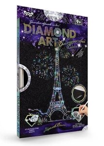 Набір для творчості DankoToys DT DAR-01-06 Diamond Art Картина зі стразами Ейфелєва вежа