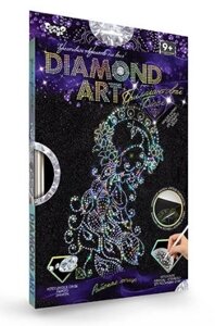 Набір для творчості DankoToys DT DAR-01-07 Diamond Art Картина зі стразами Пава