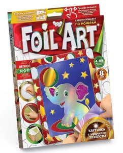 Набір для творчості DankoToys DT FAR-01-10 Аплікація Foil Art Картина фольгой