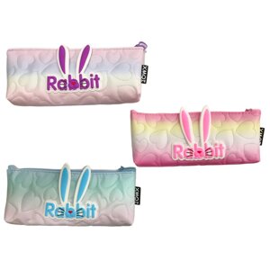 Косметичка-пенал ЛИДЕР PVC 20*9*4см, Rabbit Кролик з вушками мікс №519