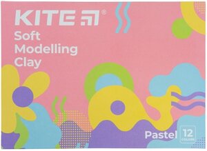 Пластилін восковий Kite набір 12кол по 20гр Fantasy Pastel K22-1086-2P