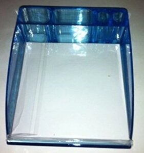 Підставка канцелярська пластик прозора B-2005