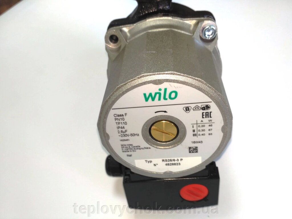 Насос циркуляційний Wilo RS 25 / 6-3 Р від компанії Тепловичок - фото 1