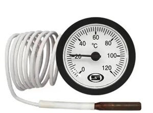 Термометр капілярний круглий 120°С, d52 мм