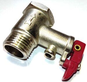 Запобіжний клапан для бойлера 1/2" з ручкою скидання, 7 bar