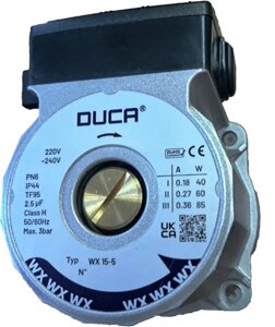 Насос циркуляційний DUCA 15/5 повний аналог Wilo KSL15/5 крильчатка 68/21