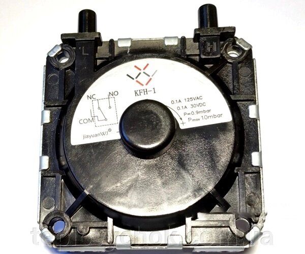 Прессостат тиску диму KFH-1 Р 0,9 mbar - 10 mbar мікровимикачом Honeywell від компанії Тепловичок - фото 1