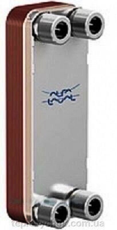 Теплообмінник пластинчастий 20 кВт різьблення 3/4 "" (20мм) CBH16-17H від компанії ТЕПЛОВИЧОК - фото 1