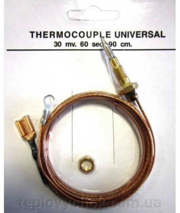 Термопара для газ. плити універсал. L-900 27CG0325 від компанії Тепловичок - фото 1