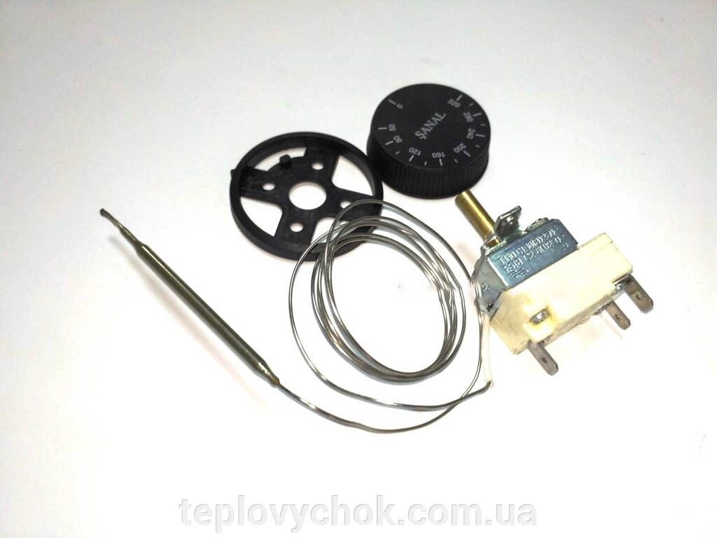 Терморегулятор капілярний для електродуховки FSTB 50-320 ° C 16А (SANAL) від компанії Тепловичок - фото 1