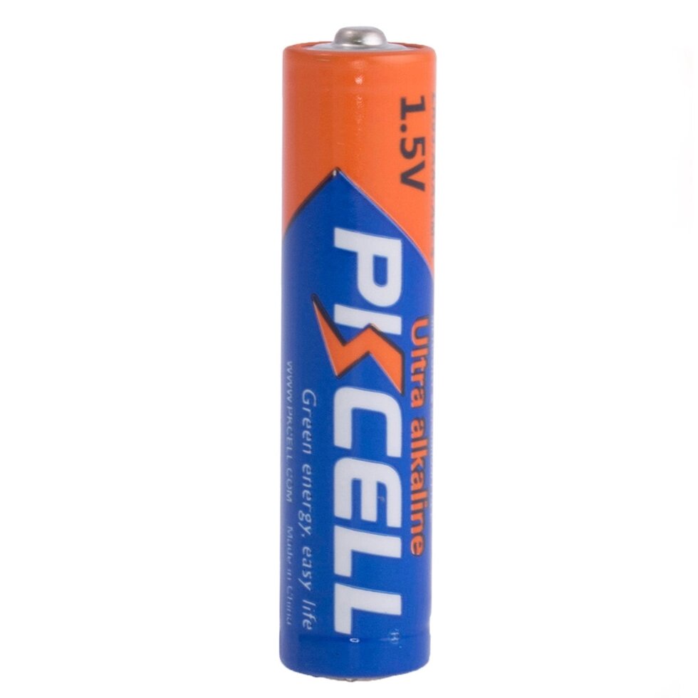 Батарейка лужна PKCELL 1.5V AAA/LR03 від компанії Prilavok - фото 1