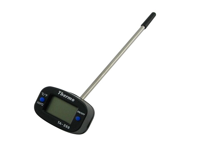 Електронний кухонний термометр Thermo TA-288 чорний від компанії Prilavok - фото 1
